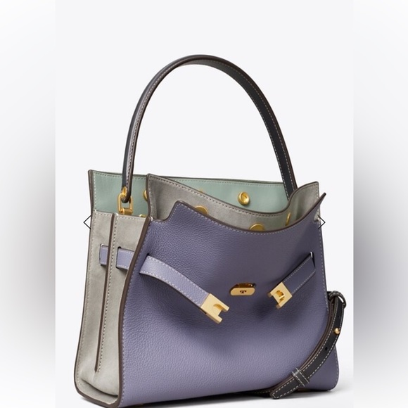 Tory Burch Handbags - LEE RADZIWILL PEBBLED SMALL DOUBLE BAG